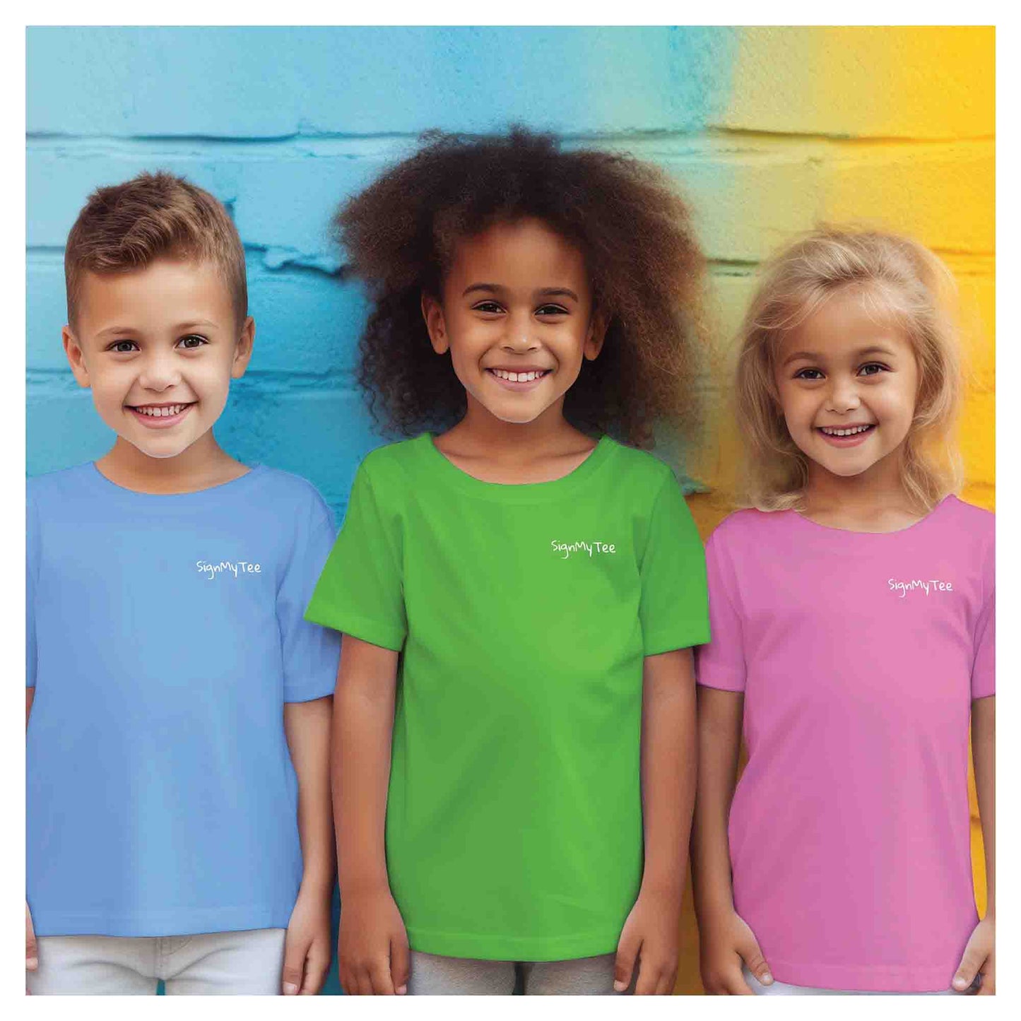 Magic Adventure Autographs Boy's Light Blue T-Shirt - Theme Park Collection