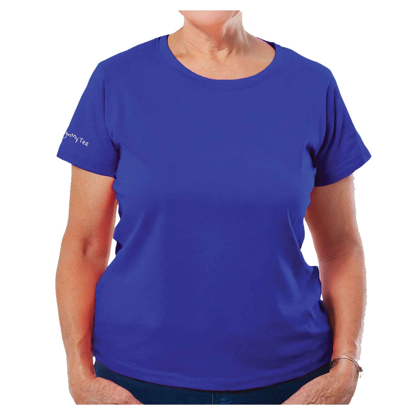 World's Greatest Grandma Autograph Women's Royal Blue T-Shirt - Family Collection