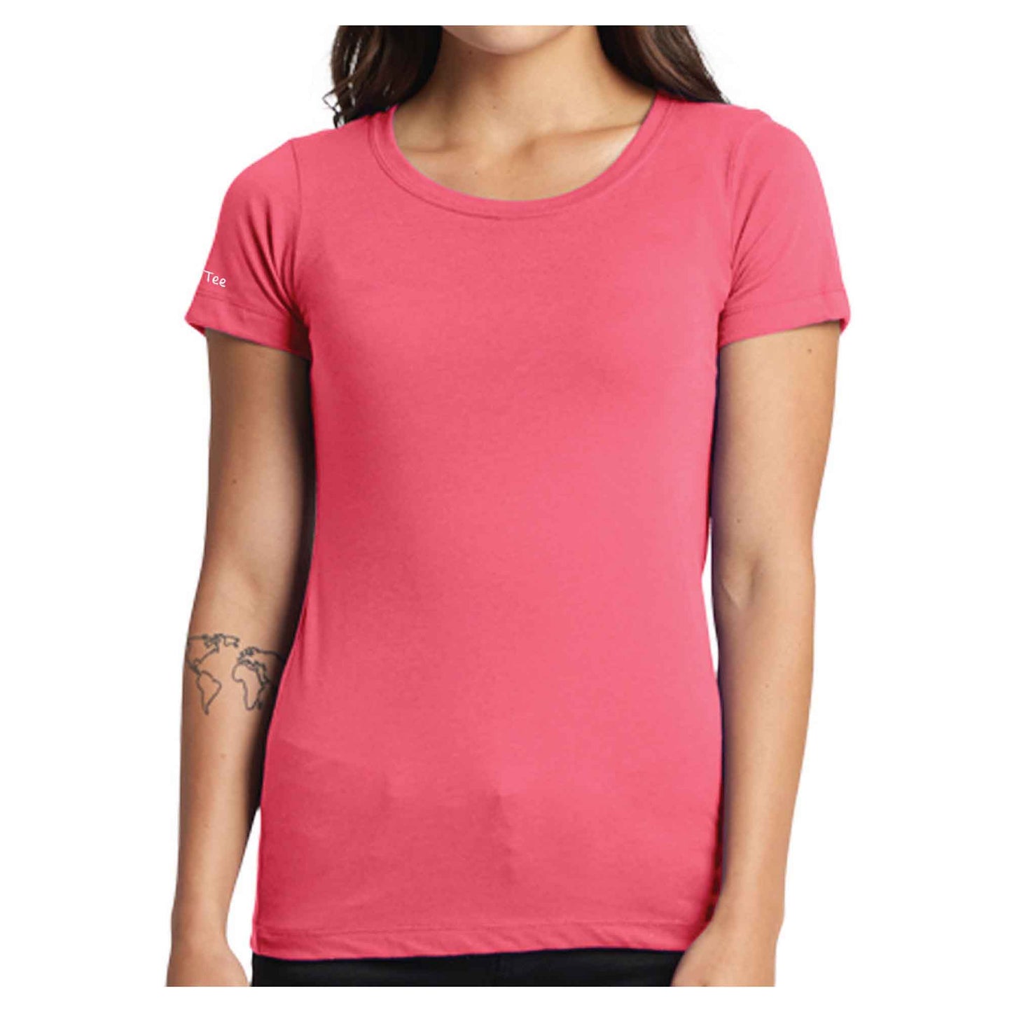 World's Greatest Teacher Autograph Women's Pink T-Shirt - School Collection
