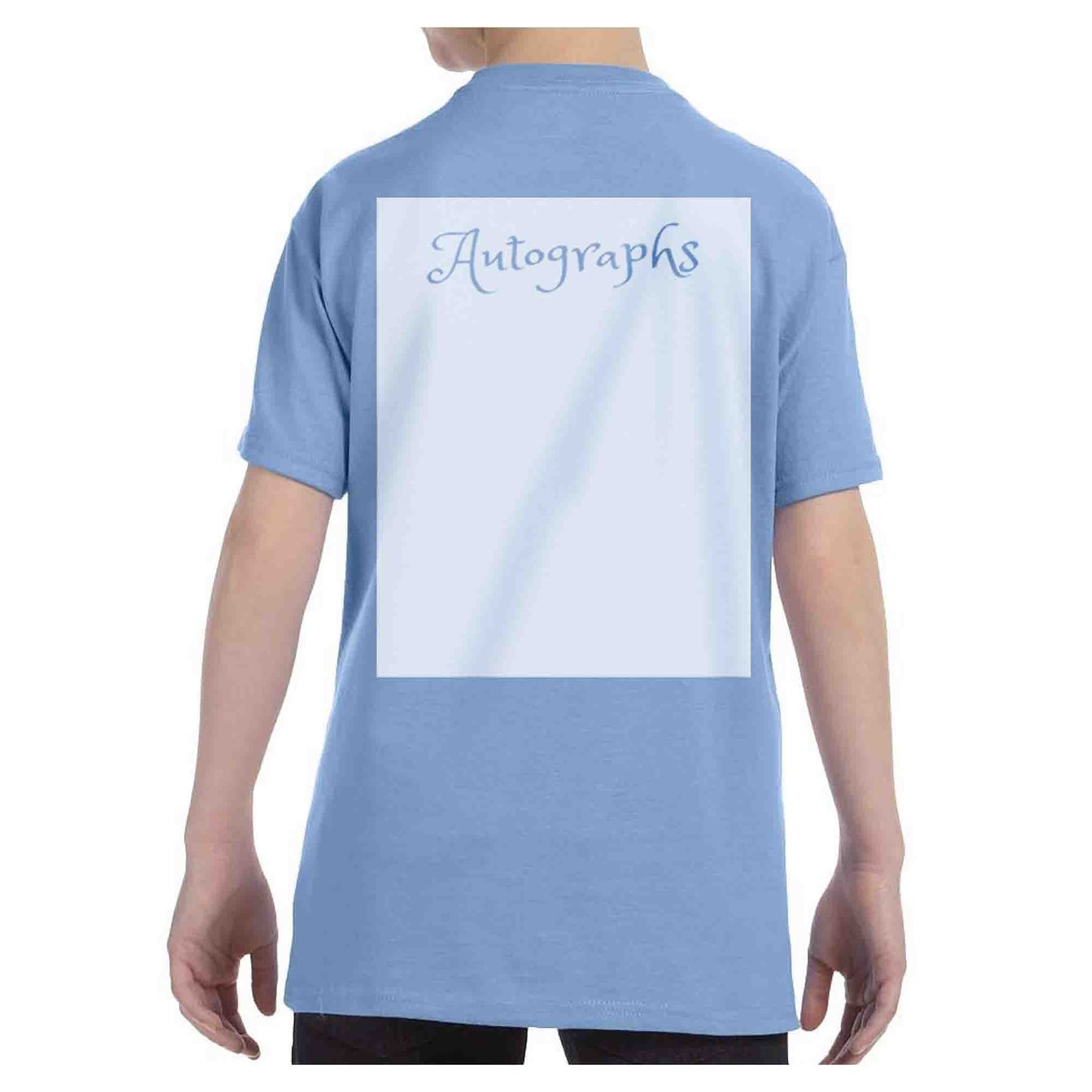 Magic Adventure Autographs Boy's Light Blue T-Shirt - Theme Park Collection