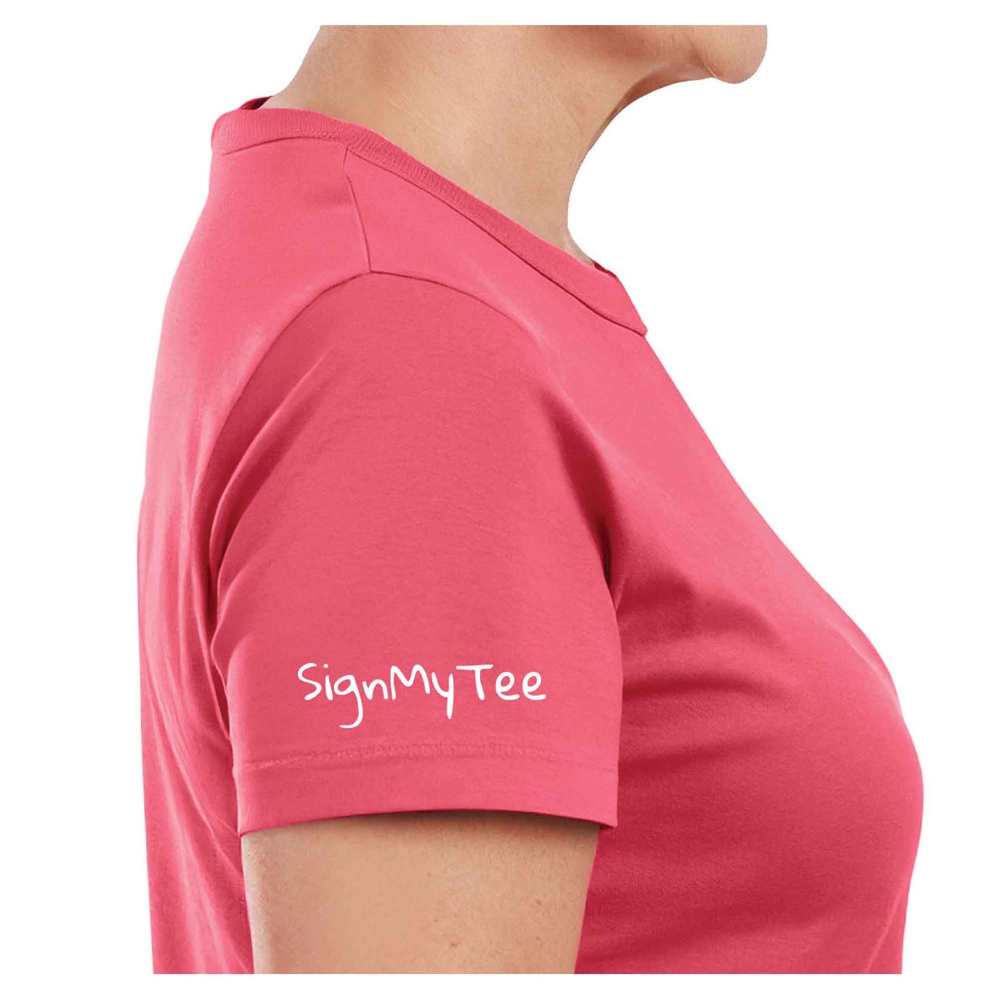 World's Greatest Grandma Autograph Women's Pink T-Shirt - Family Collection