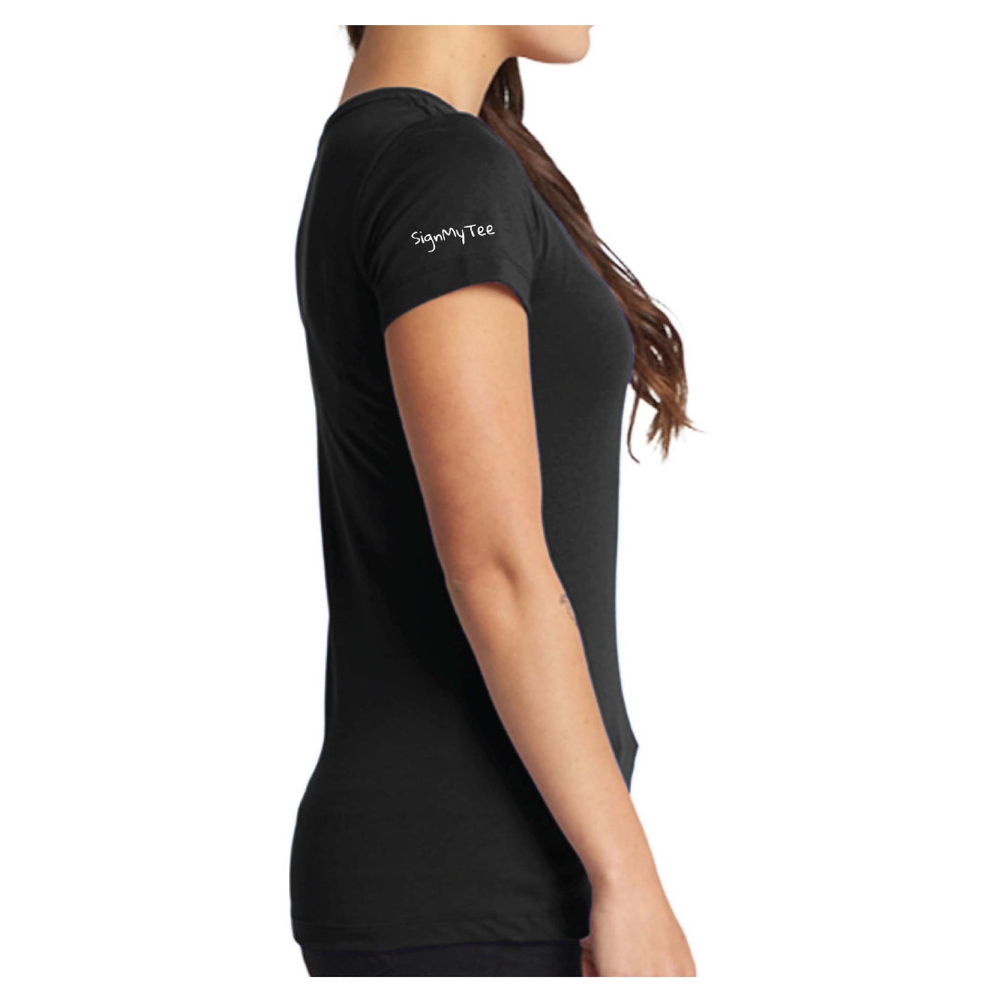 World's Greatest Teacher Autograph Women's Black T-Shirt - School Collection
